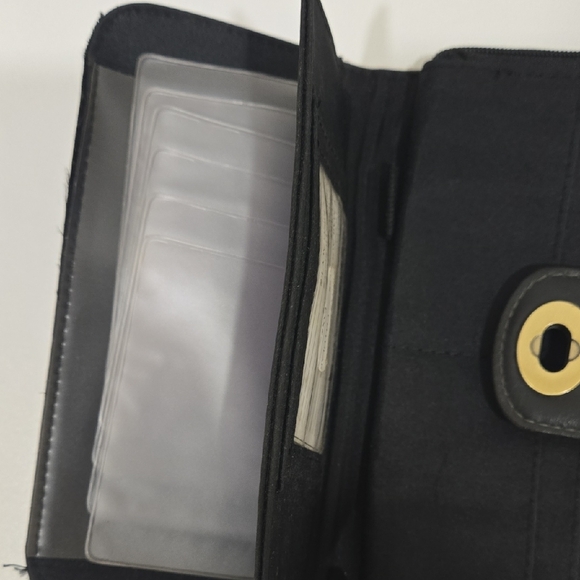 Black Wallet Long Zip Around - Picture 11 of 16